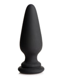 Tailz Snap On Interchangeable Silicone Anal Plug - Black Large